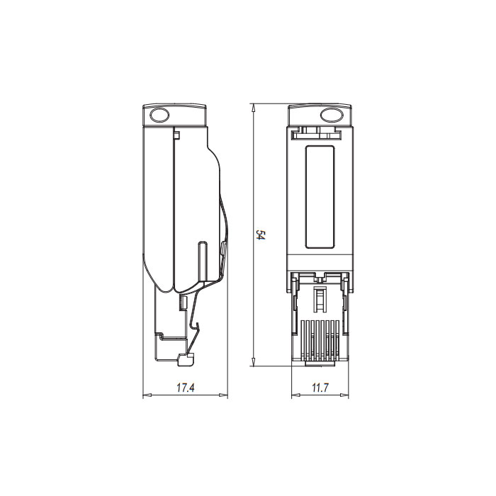 RJ45、直型公頭、絕緣層刺破連接技術(shù)、0CF161 